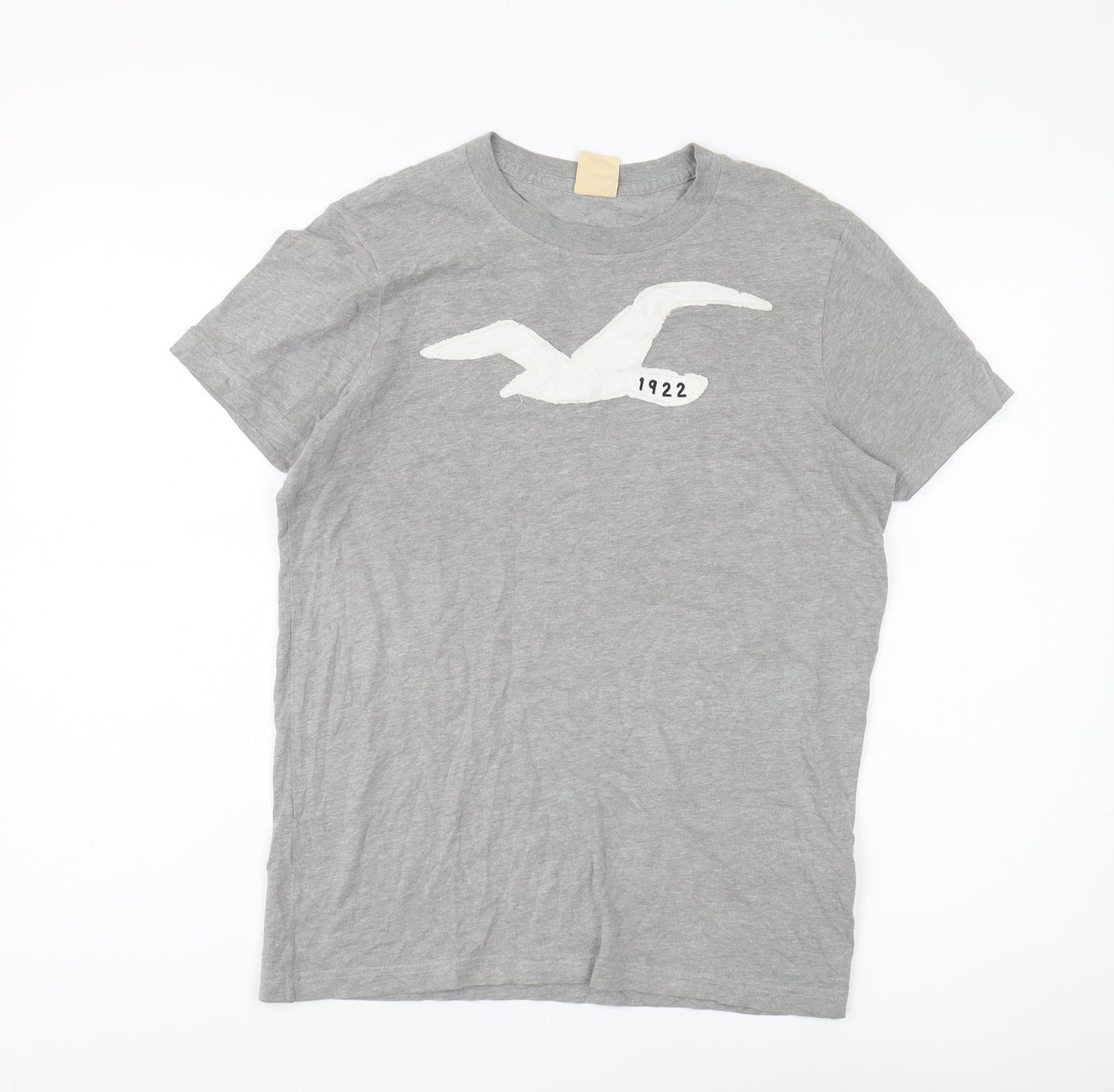 Mens UK Size S Hollister Grey  T-Shirt