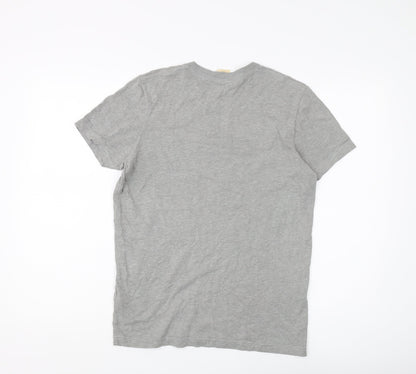 Mens UK Size S Hollister Grey  T-Shirt
