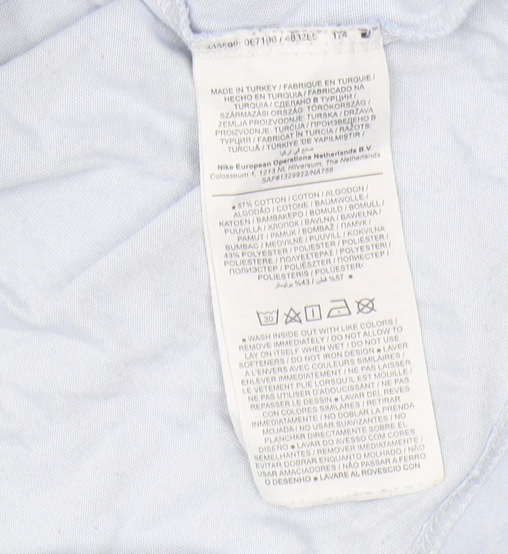 Nike Men's Grey T-Shirt, Size L, Graphic Print