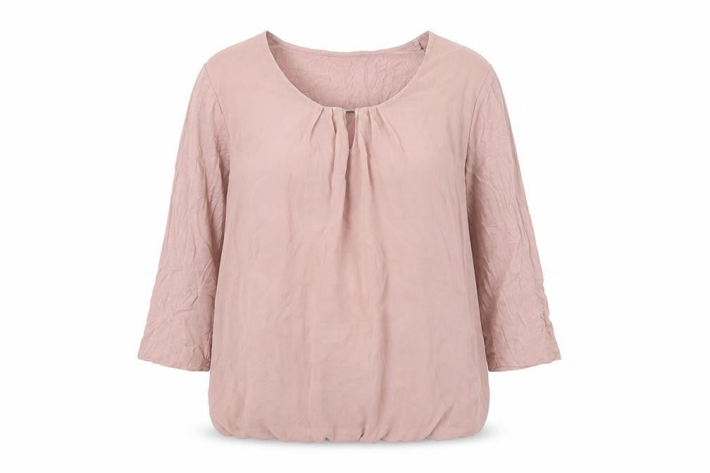 Womens UK Size 14 Barbara Lebek Pink Basic Blouse