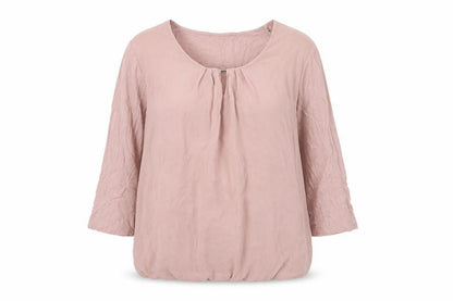 Womens UK Size 14 Barbara Lebek Pink Basic Blouse