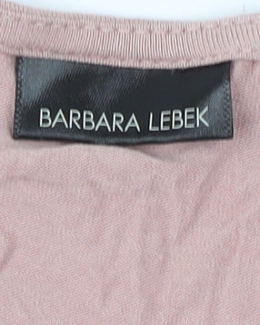 Barbara Lebek Women's Pink Blouse UK 14 3/4 Sleeve