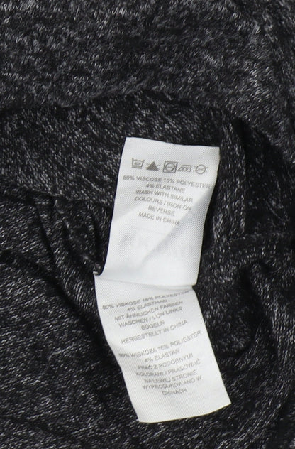 Womens UK Size 12 Nocozo Black Basic T-Shirt