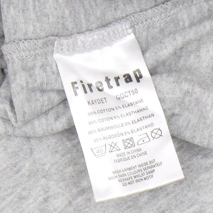 Firetrap Women's Grey Long Sleeve T-Shirt, Size S