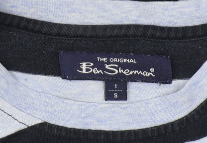 Unisex Adults UK Size S Ben Sherman Blue Basic T-Shirt