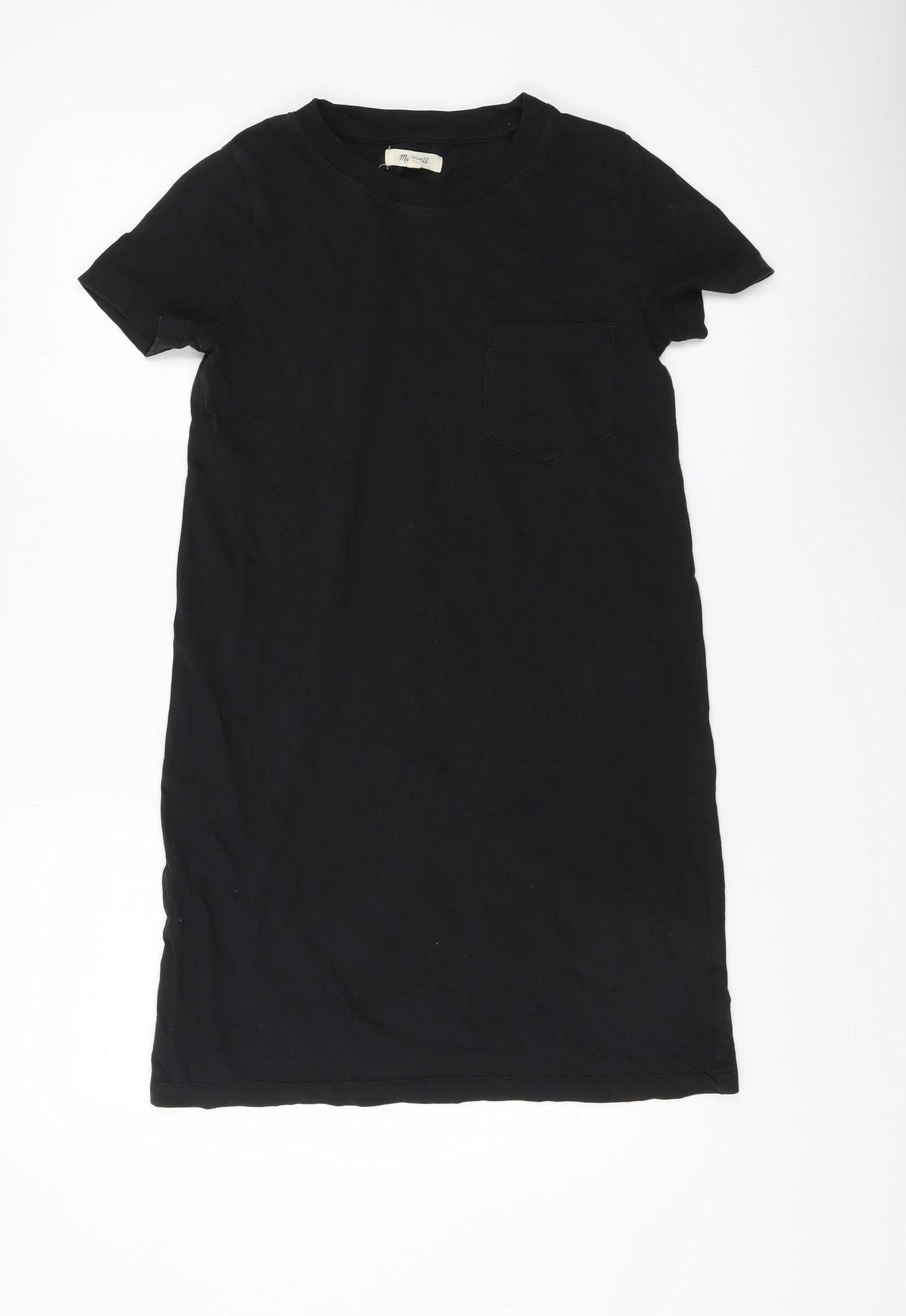 Madewell Women's Black T-Shirt Dress, XS, Casual