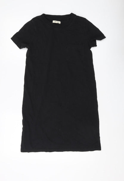 Madewell Women's Black T-Shirt Dress, XS, Casual
