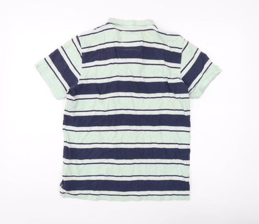 Tokyo Laundry Men's Multicoloured Striped Polo M