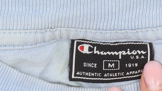 Mens UK Size M Champion Blue  T-Shirt
