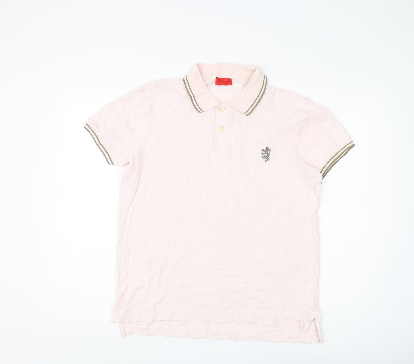 Pringle Men's Pink Polo Shirt L Cotton Casual