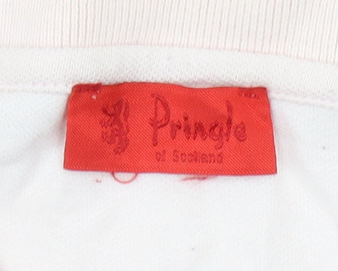 Pringle Men's Pink Polo Shirt L Cotton Casual