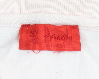 Pringle Men's Pink Polo Shirt L Cotton Casual
