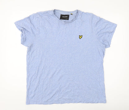 Lyle & Scott Men's Blue Crew Neck T-Shirt Size L