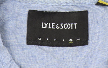 Lyle & Scott Men's Blue Crew Neck T-Shirt Size L