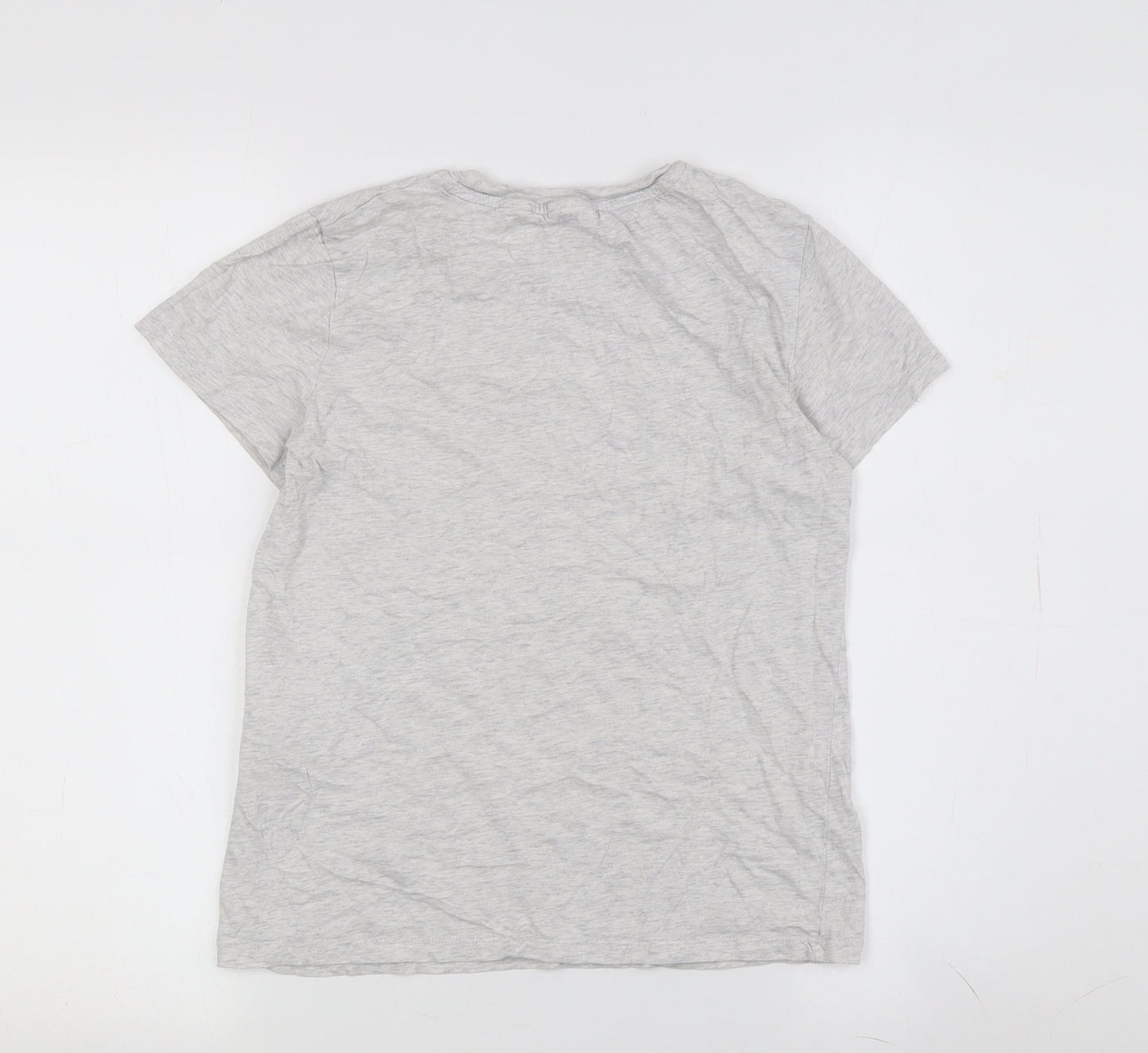 Levi's Boys Grey XS Logo T-Shirt Crew Neck Casual