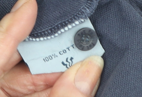 Marks and Spencer Men's Blue S Short Sleeve Polo Shirt