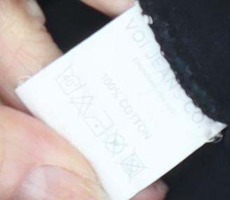 Vo Jeans Co. Men's Black Polo Shirt Medium