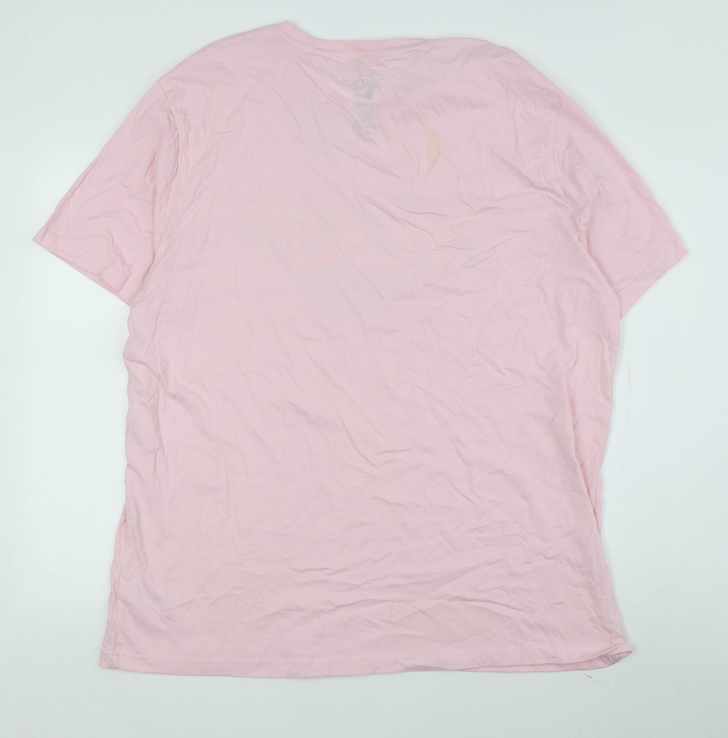 Womens UK Size 2XL NEXT Pink Basic T-Shirt