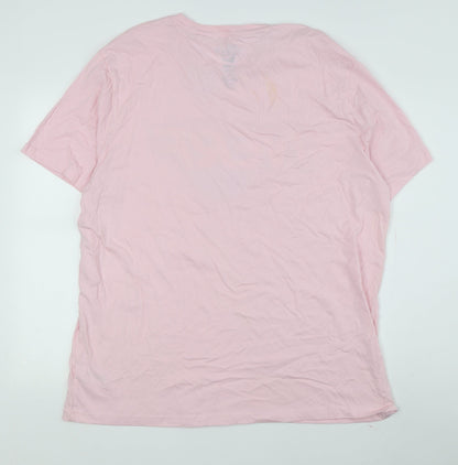 Womens UK Size 2XL NEXT Pink Basic T-Shirt