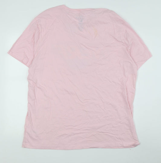 Womens UK Size 2XL NEXT Pink Basic T-Shirt