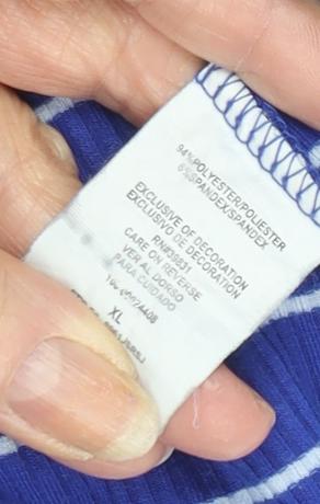My Michele Women's Blue Striped Shirt Dress XL