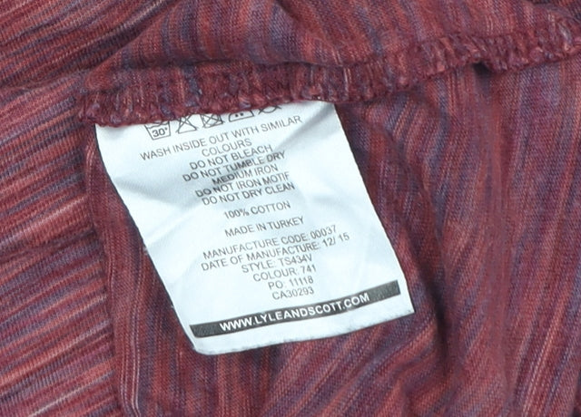 Lyle & Scott Men's Red M Cotton T-Shirt