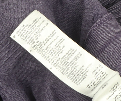 John Rocha Men's Purple Cotton Polo Shirt M