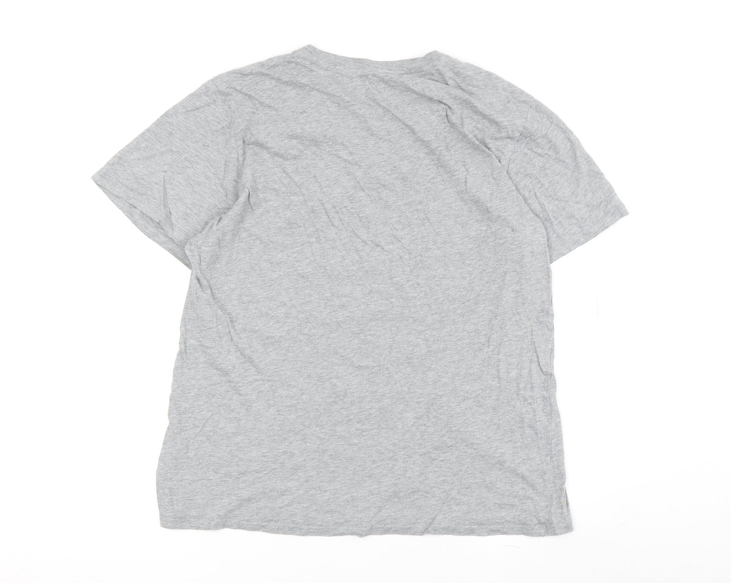 Nike Men's Grey Athletic T-Shirt M Short Sleeve