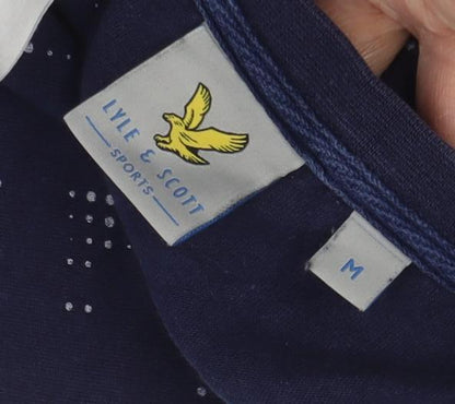 Lyle & Scott Men's Blue Graphic Print T-Shirt M