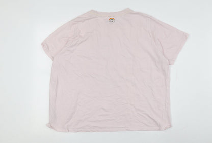 Marks & Spencer Women's Pink XL Pride T-Shirt