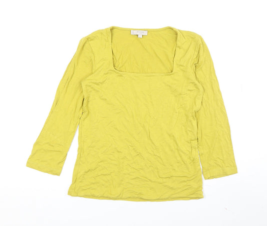 Womens UK Size S Hobbs Yellow  T-Shirt