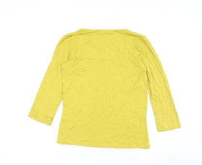 Womens UK Size S Hobbs Yellow  T-Shirt