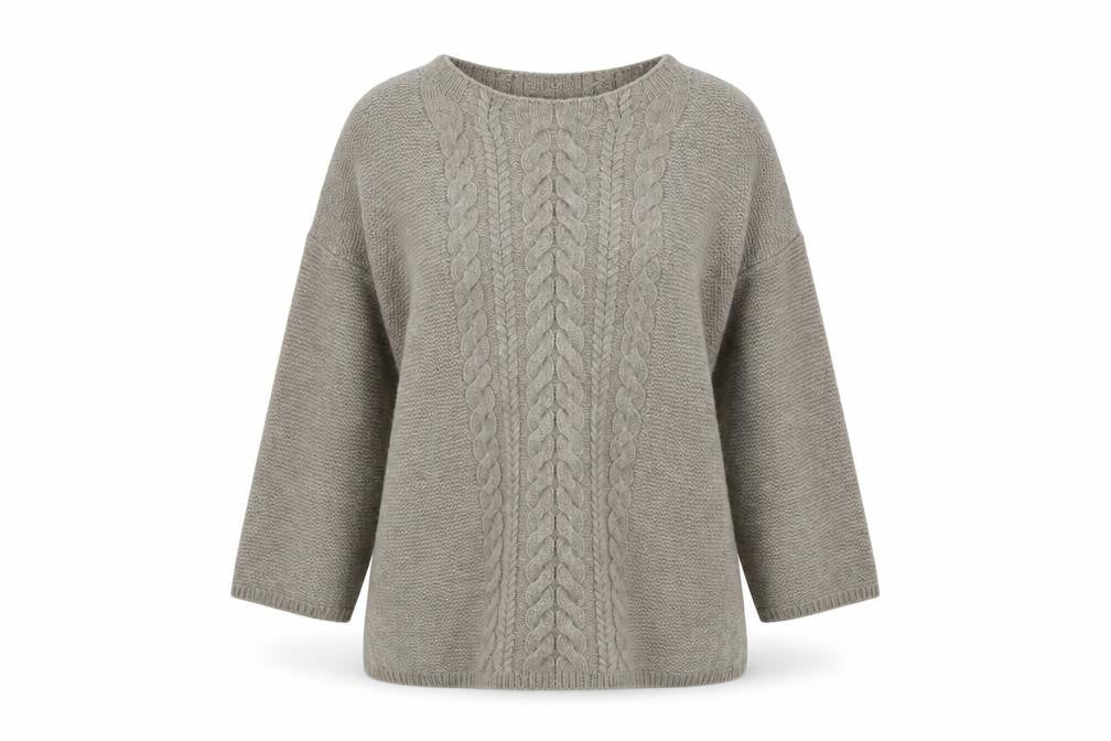 Womens UK Size M Amaryllis Beige Pullover Jumper
