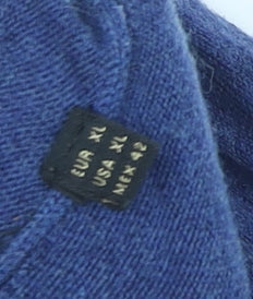 Massimo Dutti Men's Blue XL Pullover Jumper