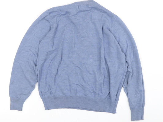 Honor Millburn Women's Blue Mock Neck Pullover M