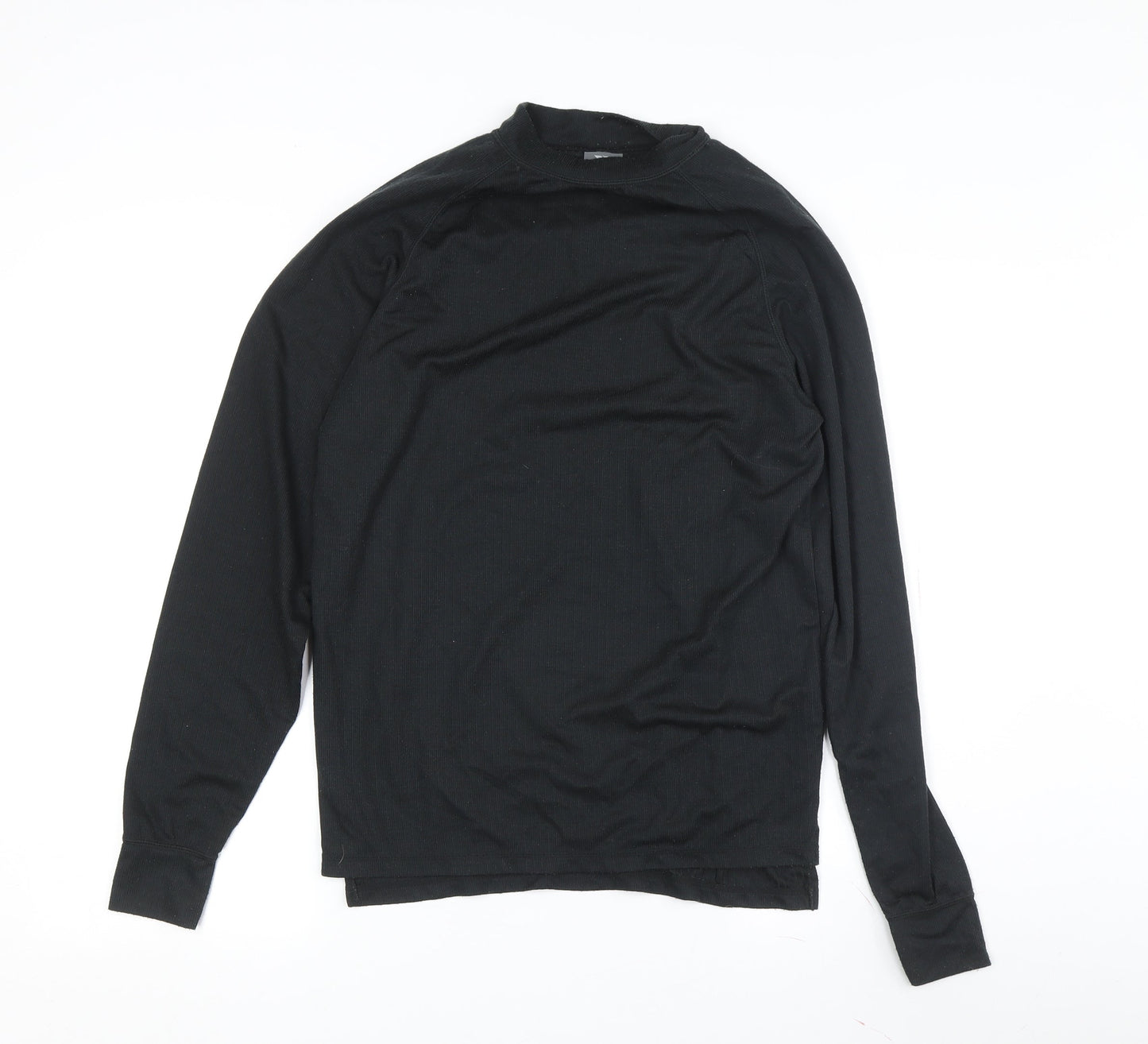 Trespass Men's Black Long Sleeve T-Shirt, Medium