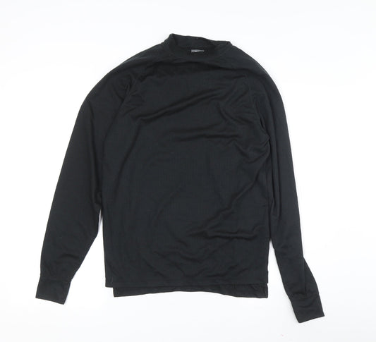 Trespass Men's Black Long Sleeve T-Shirt, Medium