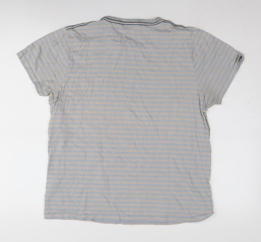 Pepe Jeans Unisex Blue Striped M Jersey T-Shirt