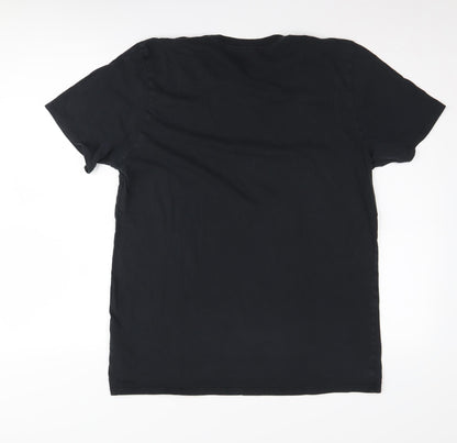 Nike Men's Black Athletic T-Shirt, Size S