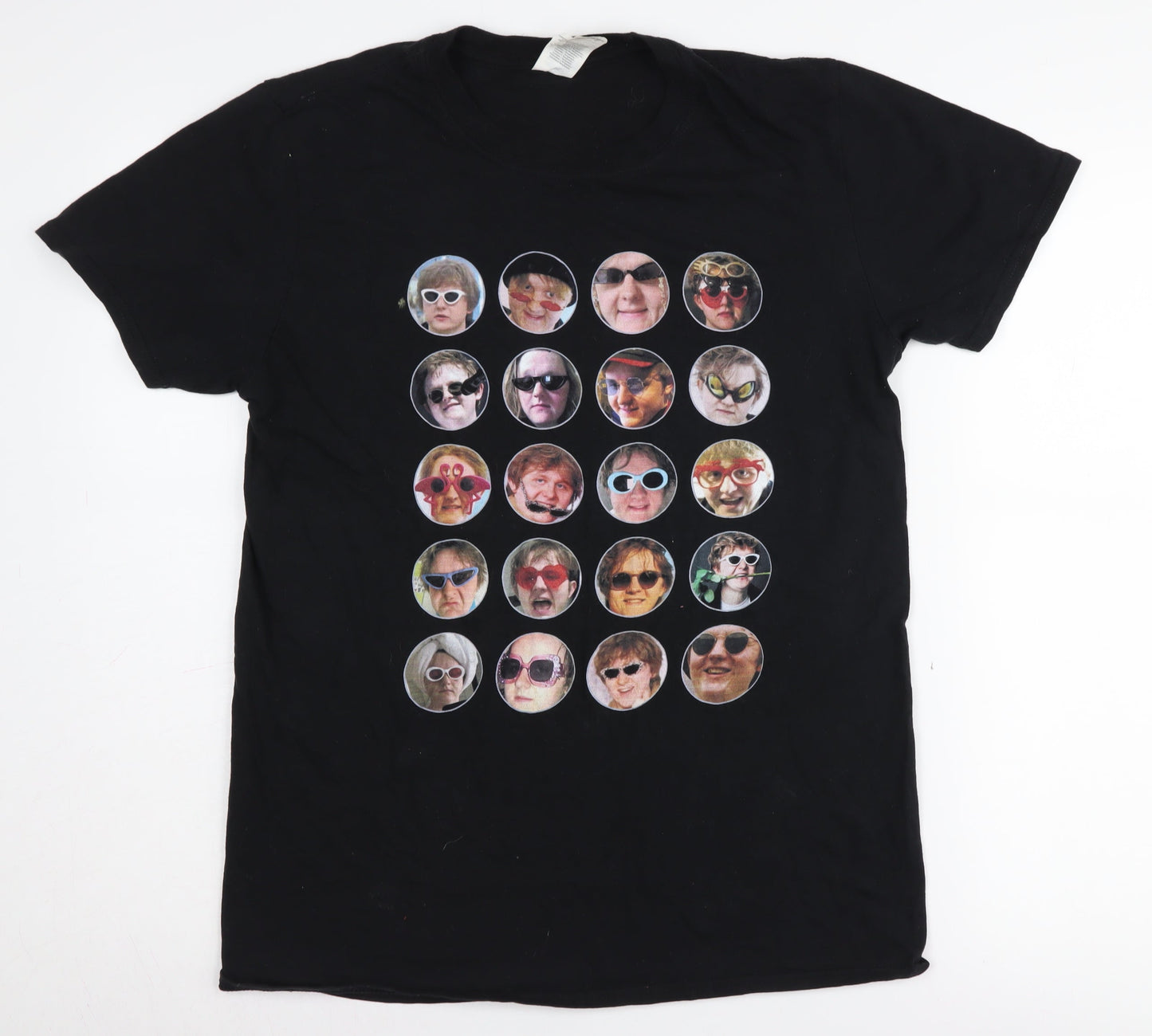 Unisex Adults UK Size M Gildan Black Basic T-Shirt