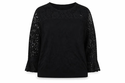 Womens UK Size 16 Soon Black Pullover Jumper