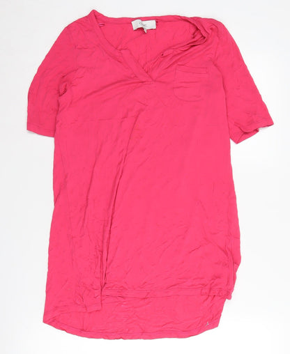 Womens UK Size 8 NEXT Pink Basic Tunic
