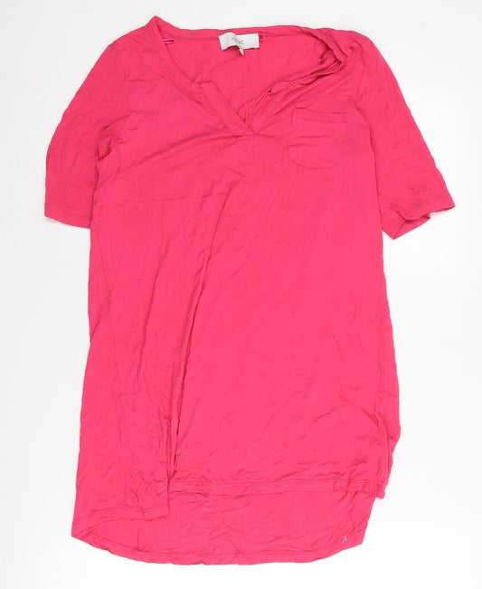 Womens UK Size 8 NEXT Pink Basic Tunic