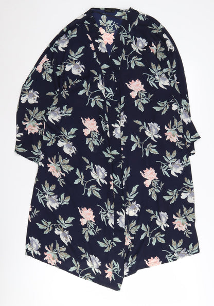 Oysho Women's Multicoloured Wrap Floral Jumper M