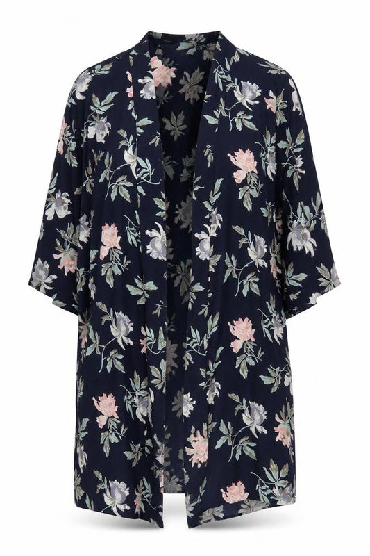 Oysho Women's Multicoloured Wrap Floral Jumper M