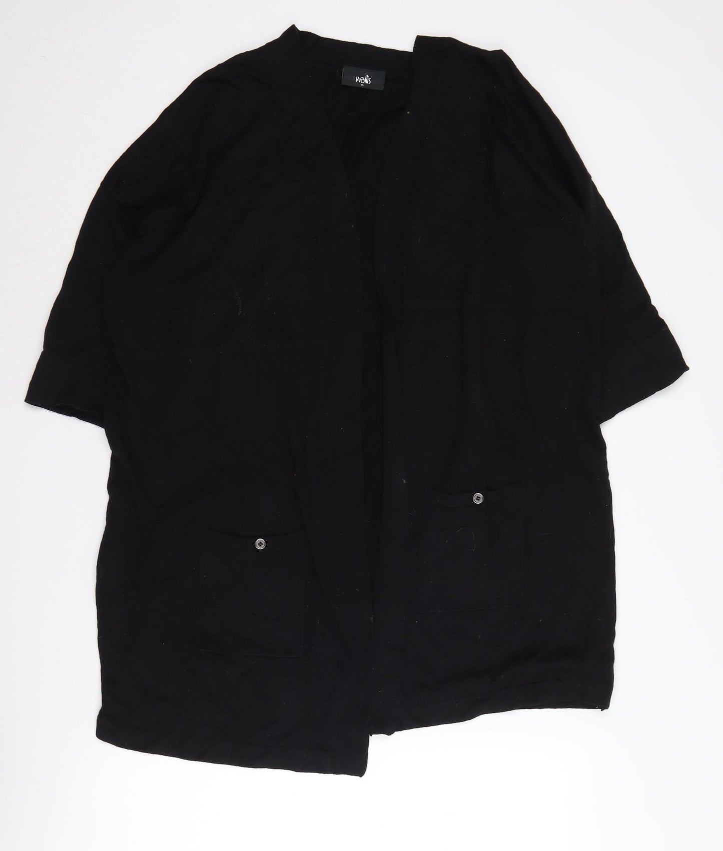 Womens UK Size XL Wallis Black Cardigan Jumper
