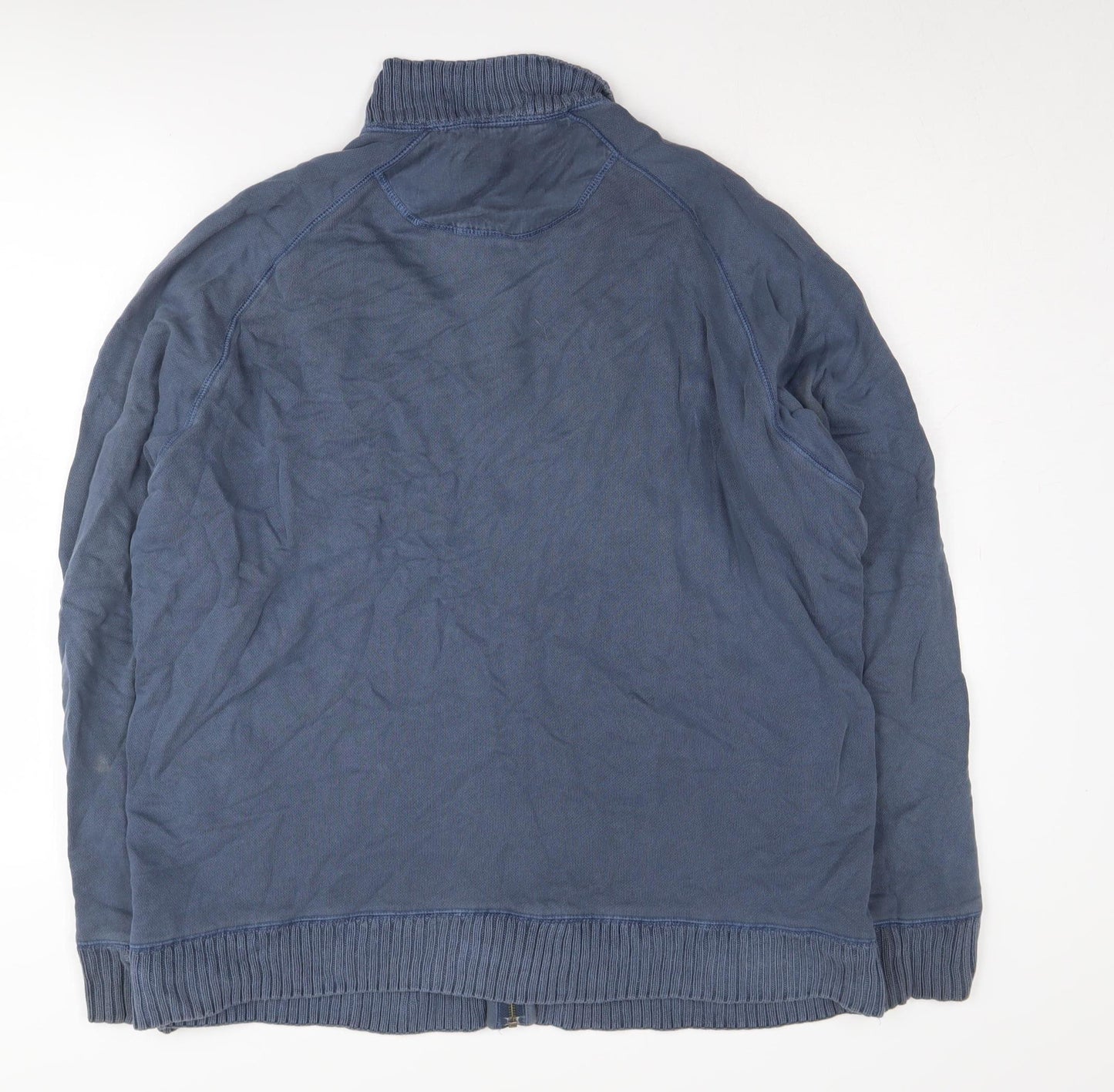 Mens UK Size L Marks and Spencer Blue Bomber Jacket