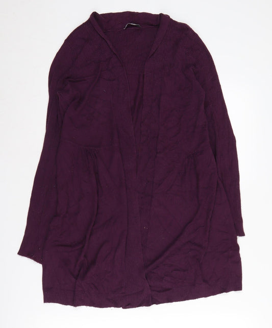 BHS Women's Purple Cardigan Size 14