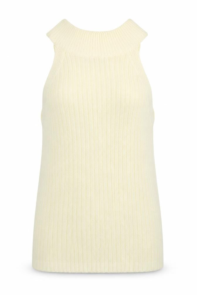 Womens UK Size 6 NEXT Ivory Vest Jumper