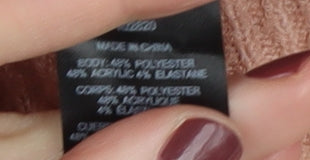 ASOS Design Women’s Pink Mock Neck Pullover Jumper Size 10